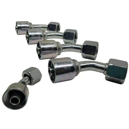 5 piezas de conexión para manguera hidráulica con conector giratorio JIC hembra de 3/4" 13943-12-12 para Parker