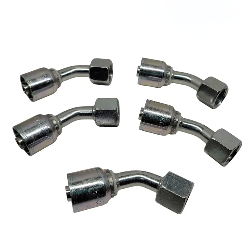 5 piezas de conexión para manguera hidráulica con conector giratorio JIC hembra de 3/4" 13943-12-12 para Parker