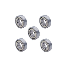 5PCS Shielded Radial Ball Bearing R8ZZ 1/2"x1-1/8"x5/16"