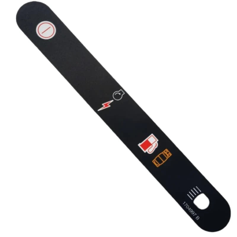 5 calcomanías de parada 1704997 para elevadores de pluma JLG 400S, 460SJ, 600S, 800S, 600A, 740AJ, 800A y 800AJ