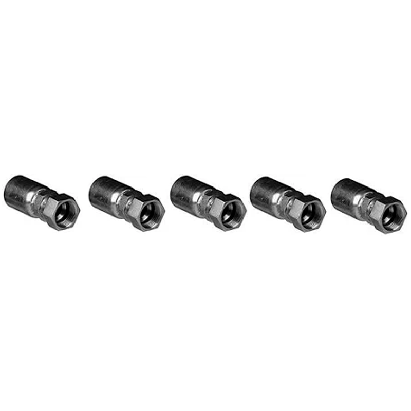 5 Pcs Hydraulic Hose Fitting 12U-612 for Parker - KUDUPARTS