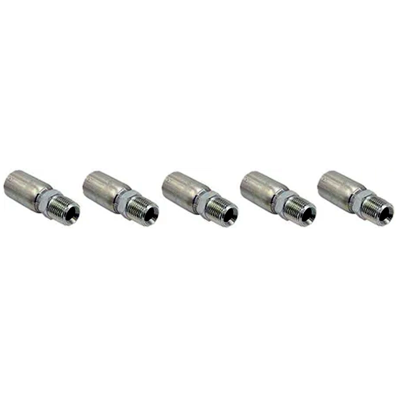5 Pcs Hydraulic Hose Fitting With 3/4" NPT Male 12U-112 for Parker - KUDUPARTS