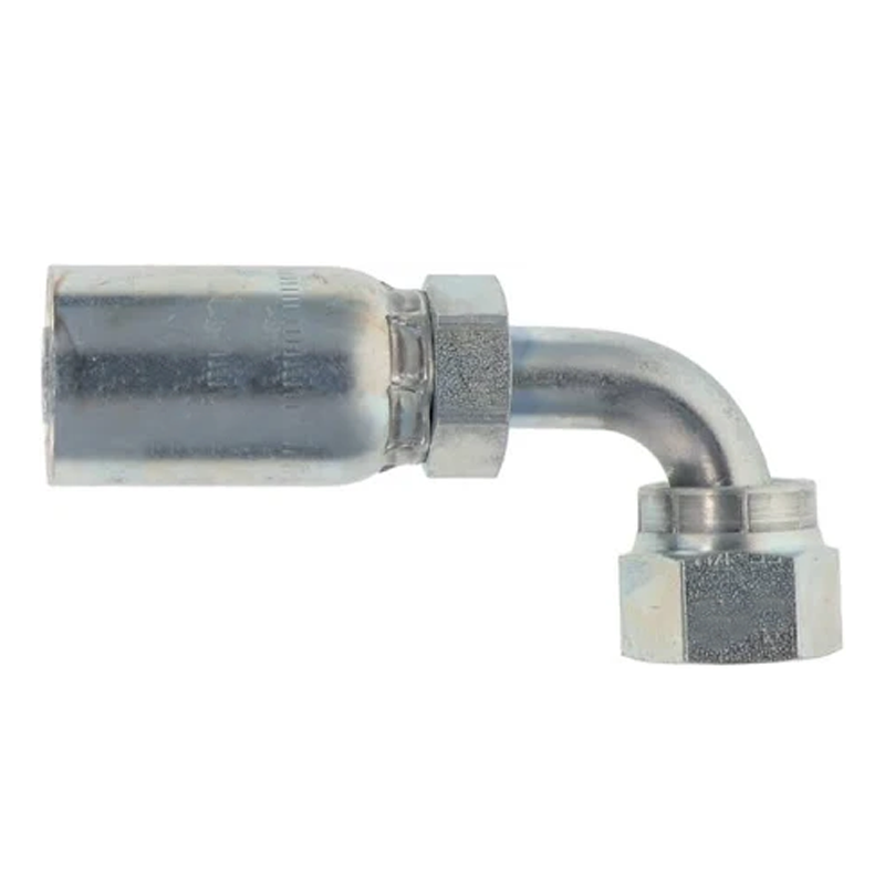 5 Pcs Hydraulic Hose Fitting With 3/8" JIC Female 90 Degree 06U-666 for Parker - KUDUPARTS