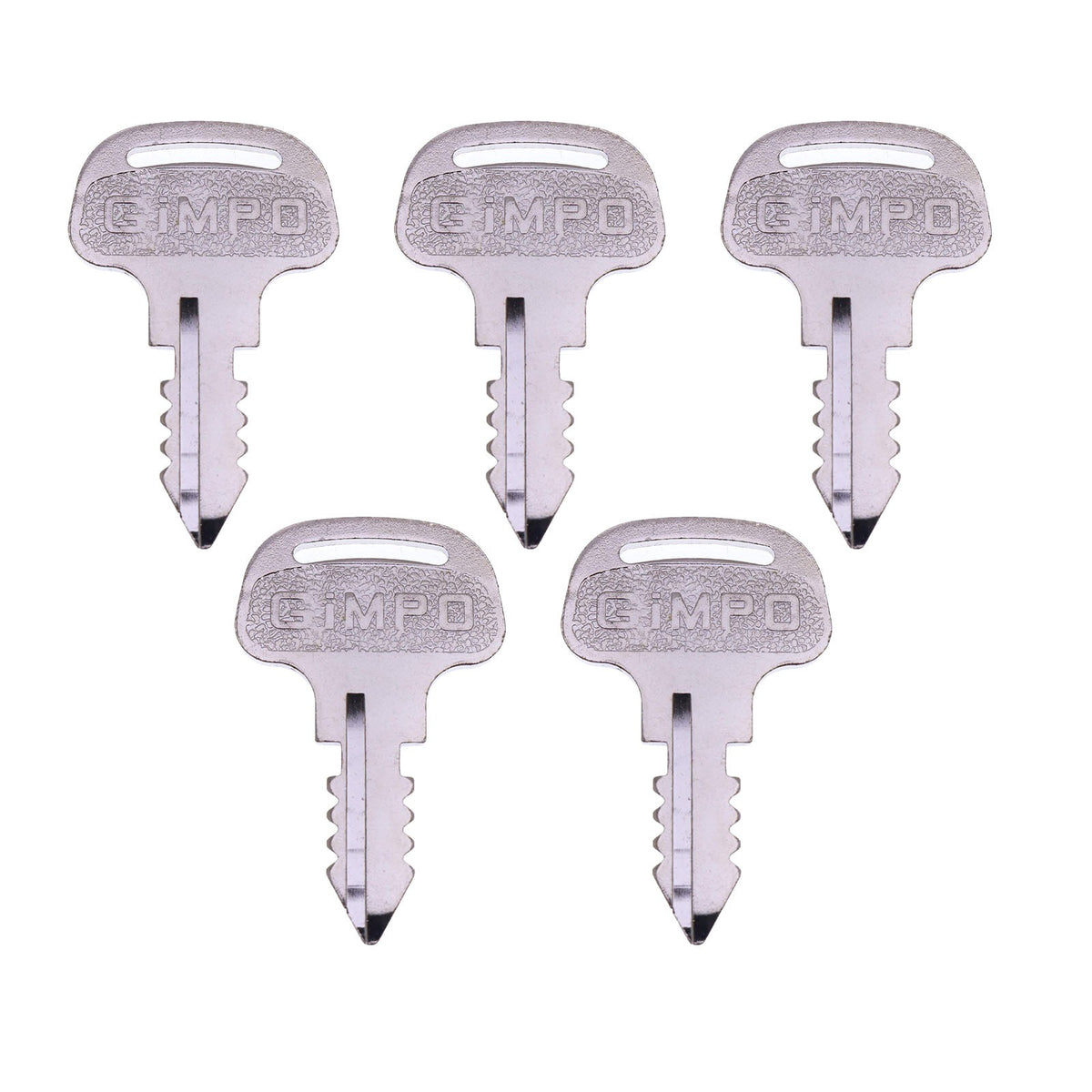 5Pcs Ignition Key 18510-63720 for Kubota Tractor M4900 M5700 M6800 M8200 M9000 - KUDUPARTS