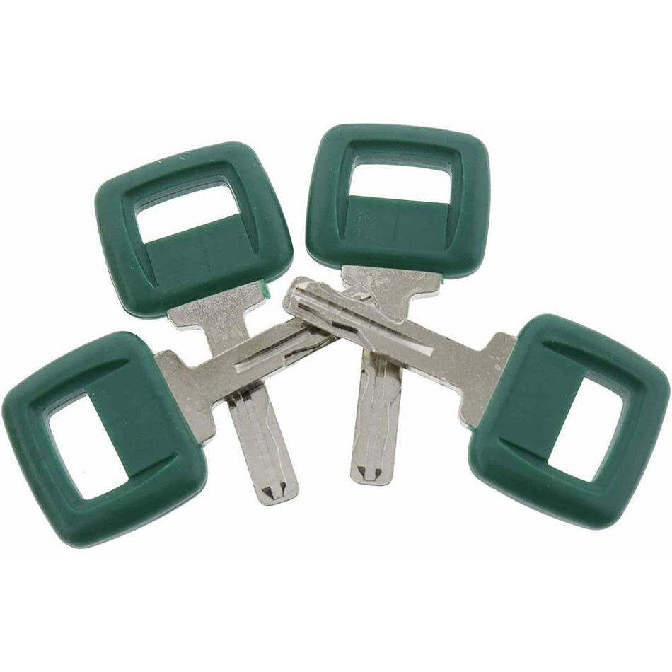 5 Pcs Key for Volvo Clark CASE John Deere Massey Ferguson Bobcat New Holland Heavy Equipment