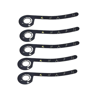 Lot de 5 autocollants de vitesse et de fonction 1704422 pour nacelles élévatrices JLG E600, M600, E300A, E400AJP, E450A et M400AJP