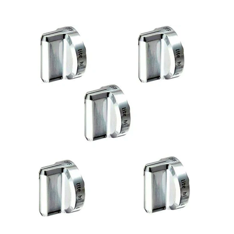 Lot de 5 boutons de brûleur en plastique 316564509 5304502763 pour cuisinière à gaz Electrolux DGGF3046RFA DGGF3046RFB et Frigidaire DGGF3046RFC FGGF3035RFA