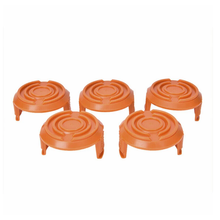 5 Pieces Spool Cap Cover 50006531 WA6531 for Worx Cordless Grass Trimmer Edger WG150 WG151 WG152 WG153 WG157 WG154 WG155 - KUDUPARTS