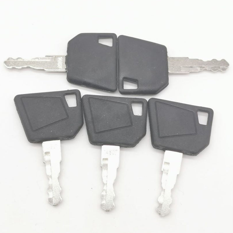 5X 14607 Ignition Key 70145501 for JCB Bomag DynapacTerex Vibromax New Holland Ship to US - KUDUPARTS
