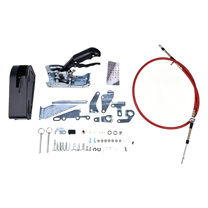 B&M 81052 Pro Stick Automatic Shifter – Black Finish with Stealth Magnum Grip