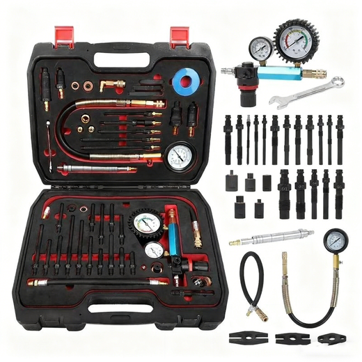 46 Pieces Compression and Leakage Test Kit for HDi TDCi Pumpe Duse Engine - KUDUPARTS