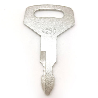 Lot de 5 clés de contact pour mini-pelle Kobelco Kawasaki New Holland K250, livraison gratuite aux États-Unis