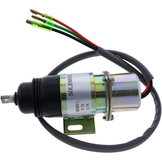 12V Stop Solenoid Valve 4314269 4281719 for Hitachi Excavator EX12 EX15 EX20UR-2 EX22 EX25 EX30 EX30UR-2 EX35 EX40UR-2 EX45 - KUDUPARTS