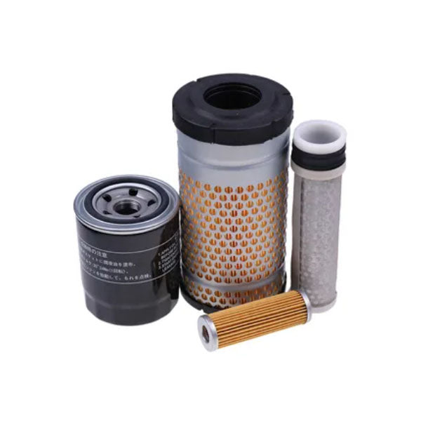 Filter Service Kit for Kubota Mini Excavator U10 U10-3 - KUDUPARTS