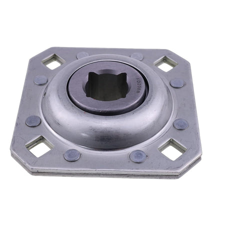 1-1/8" Square Disc Harrow Flange Bearing Unit FD208R1 ST208-1N Bolt Holes 0.531" x 0.529" for Farming - KUDUPARTS