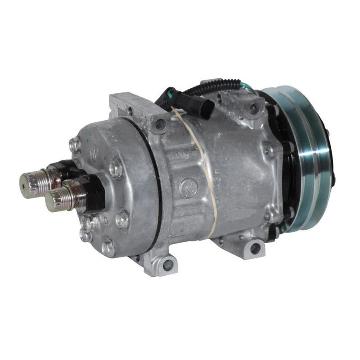 12V 2PK 132mm SD7H15 Air Conditioning Compressor 4434 4447 - KUDUPARTS