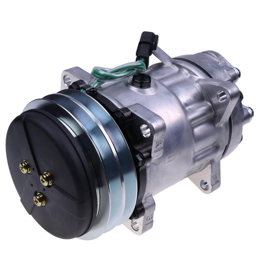 10PA17C 12V 1PK A/C Compressor RE55422 TY6784 SE501468 for John Deere Engine 4045 6068 Tractor 4560 4760 7610 7810 8110 8210 8310 8410 9120 9420 9620 - KUDUPARTS