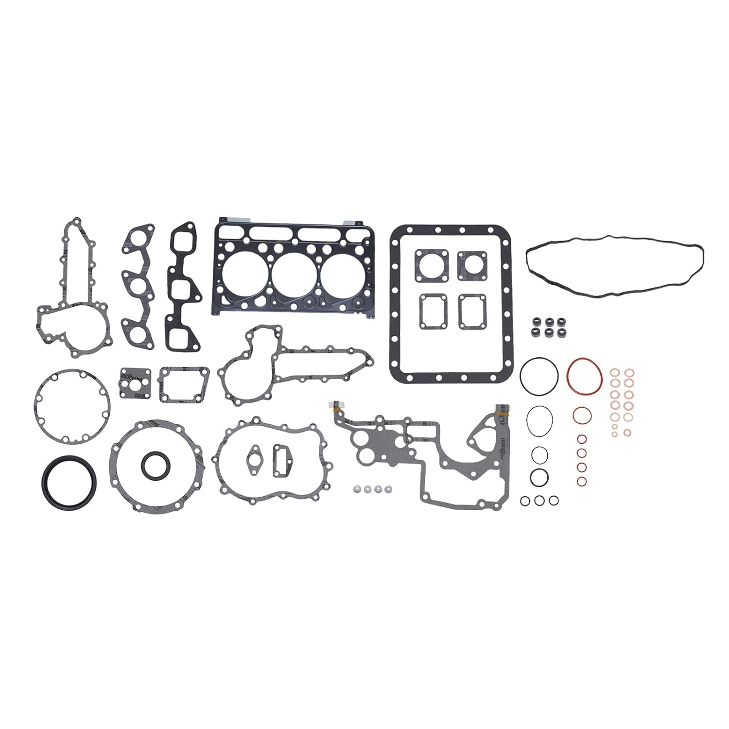 Complete Cylinder Head Assy for Kubota D1703 D1703E D1703B D1703EB Engine Cylinder Head with Full Gasket Kit - KUDUPARTS