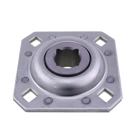 1-1/8" Square Disc Harrow Flange Bearing Unit FD208R1 ST208-1N Bolt Holes 0.531" x 0.529" for Farming - KUDUPARTS