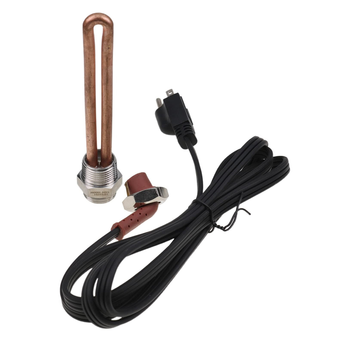 120V 1000W Heater & Cable Cord F4TZ-6A051-AA 6B018 for Ford Powerstroke Engine 7.3L Super Duty F-250 F-350 94.5-96 - KUDUPARTS