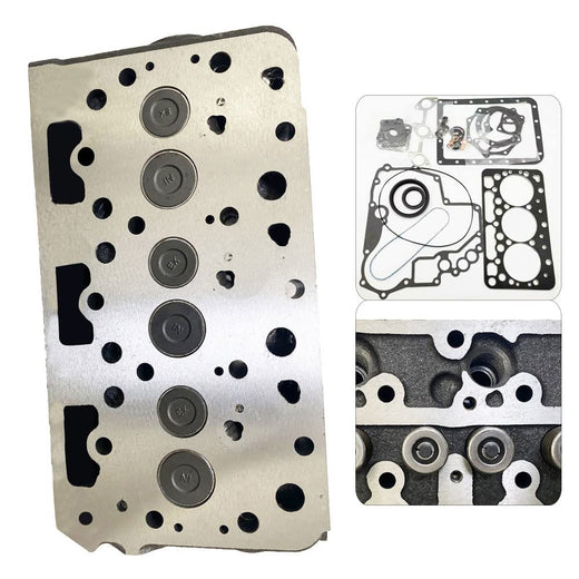 Complete Cylinder Head & Gasket D1105 for Kubota RTV1100 RTV1100CW9,RTV1140CPX Kubota Turn Mower Kubota Uitilty Vechilce Kubota Excavator Skid Steer Loader Tractor - KUDUPARTS