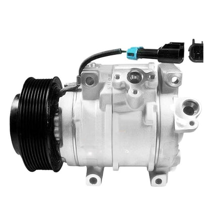 Compresor de aire acondicionado 10SRE18C RE284680 para cargadoras John Deere 310K, 310SK, 315SK, 325K, 325SK, 410K, 710K, 210K y 344K