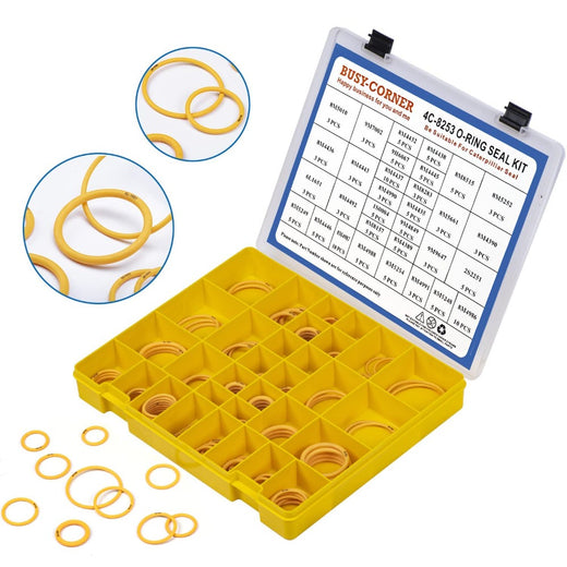 O-ring Assortment Kit 4C-8253 270-1533 for Caterpillar CAT Engine 3304 3306 3408 3408E 3412 C15 - KUDUPARTS
