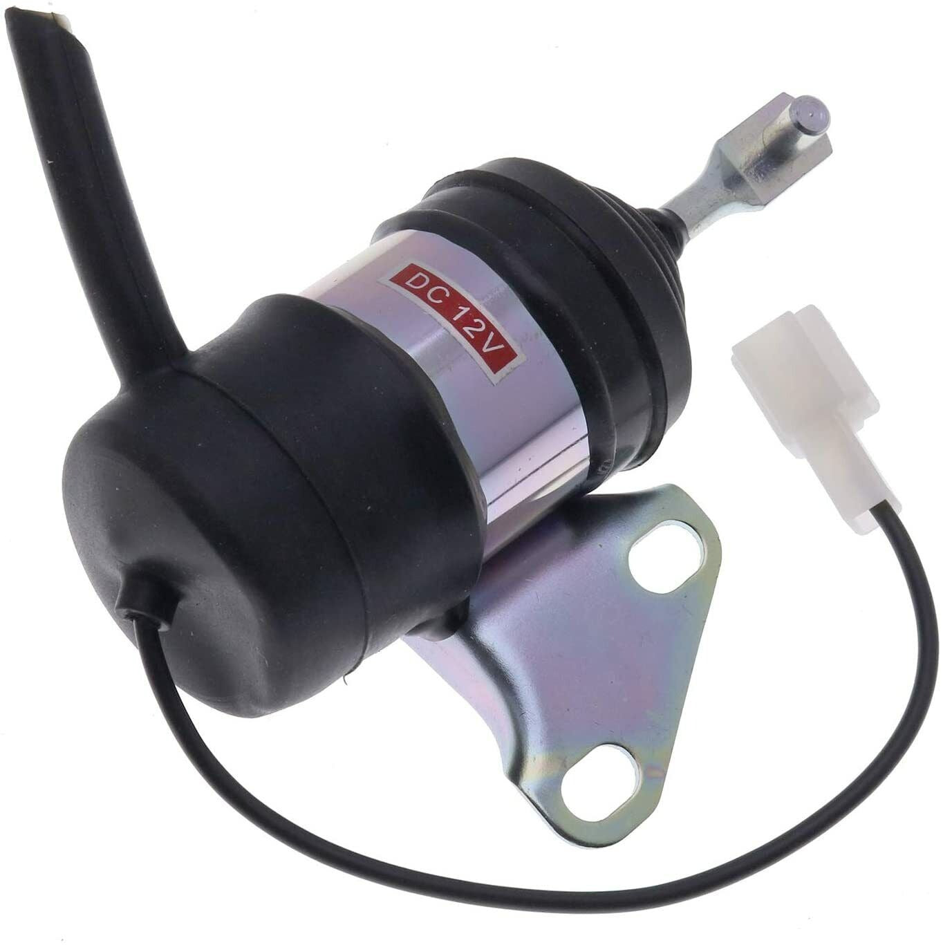 Fuel Stop Solenoid 12V for Kubota BX24 BX25 BX1800D BX1830D BX1850D BX1860D - KUDUPARTS