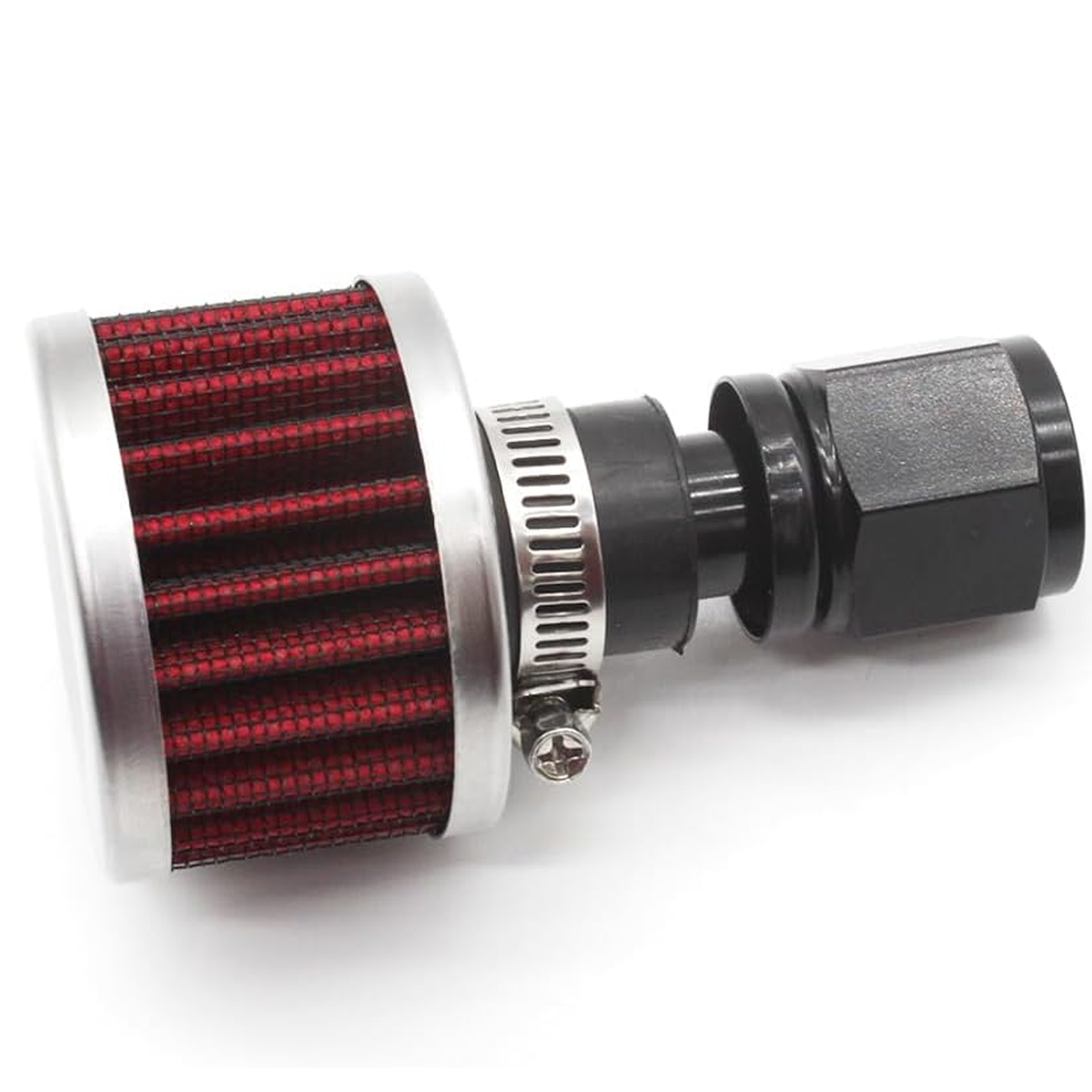 6 AN Female Fitting Kit With Filter for Fuel Cell Breather Vent - KUDUPARTS