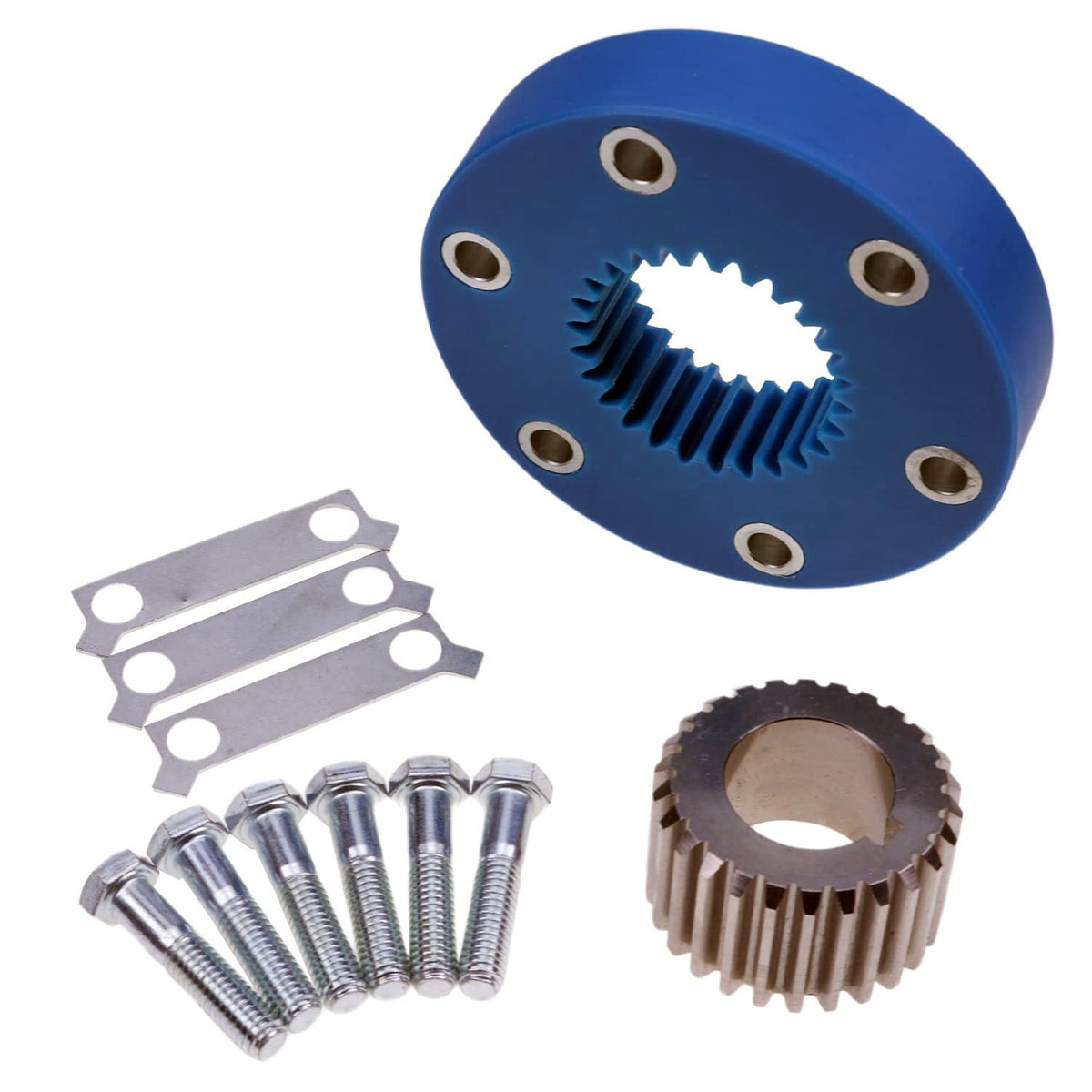 6 Bolt Coupling Compressor Drive Pulley Gear 48-50005-00 for Carrier X4 7500 X2 1800 Ultima ULTRA - KUDUPARTS