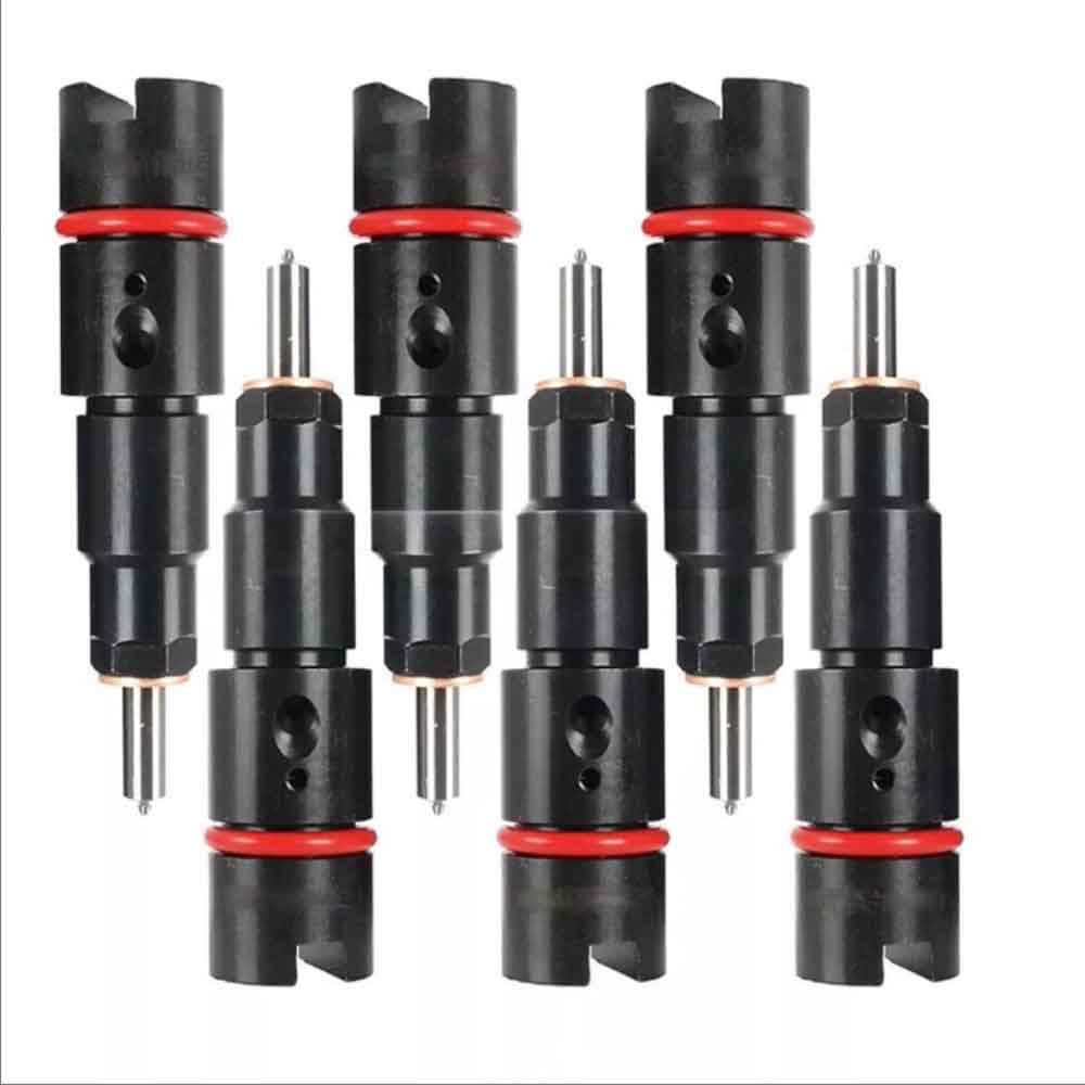 6 Fuel Injectors 0432193635 3944184 3944183 for Cummins Engine QSB5.9 ISB 5.9L Dodge Ram 2500 3500