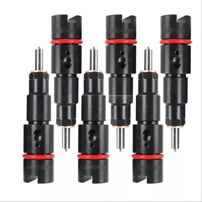 6 Fuel Injectors 0432193635 3944184 3944183 for Cummins Engine QSB5.9 ISB 5.9L Dodge Ram 2500 3500