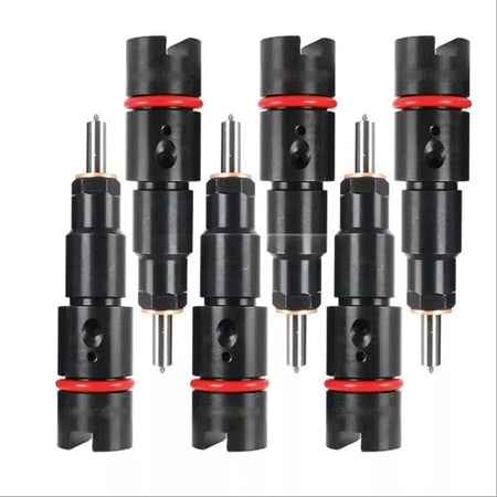 6 Fuel Injectors 0432193635 3944184 3944183 for Cummins Engine QSB5.9 ISB 5.9L Dodge Ram 2500 3500