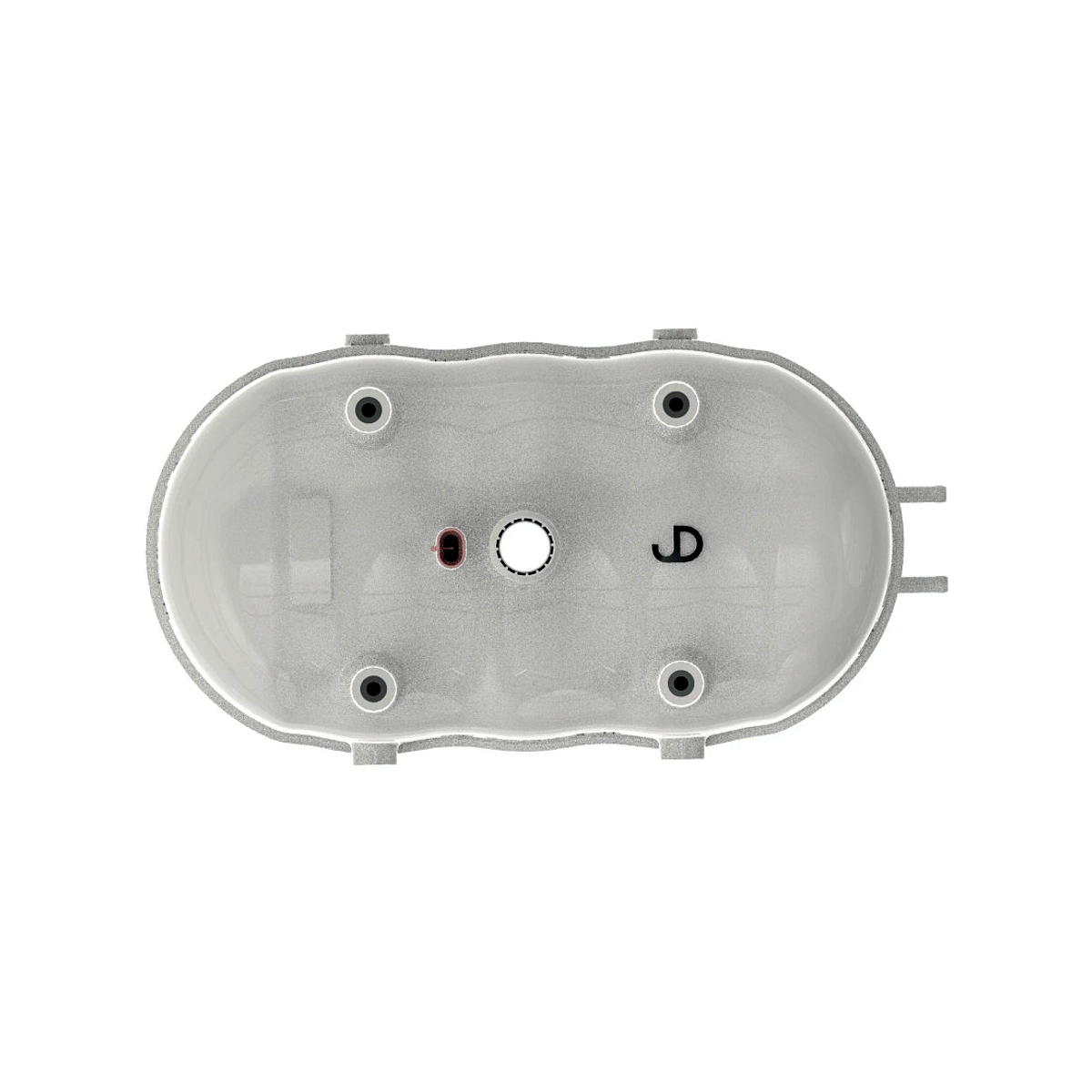 Réservoir tampon de 6 litres AT322959 pour moteur John Deere 6068, débardeur 540H, 548H, 640H, 648H, 748H et 848H.