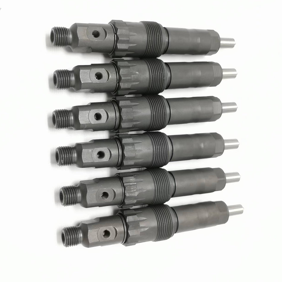 6PCS Fuel Injector RE30159 SE500349 SE501135 for John Deere 750C 792DLC 892 770B 644E 644G 540E 540G (Ship to US Only)