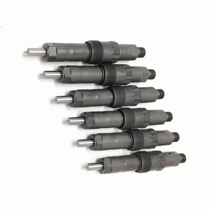 Lot de 6 injecteurs de carburant RE30159 SE500349 SE501135 pour John Deere 750C 792DLC 892 770B 644E 644G 540E 540G (livraison aux États-Unis uniquement)