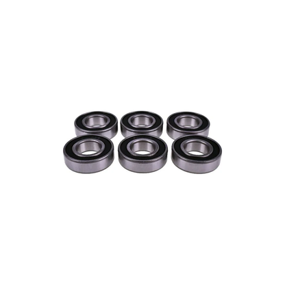 Lot de 6 roulements de broche de lame 25 x 52 x 15 mm M63810 M88252 pour John Deere 160 260 261 272 359 400 420 430 647 655 665 673 681 2305 2320 2520 3120 3203 3320 
