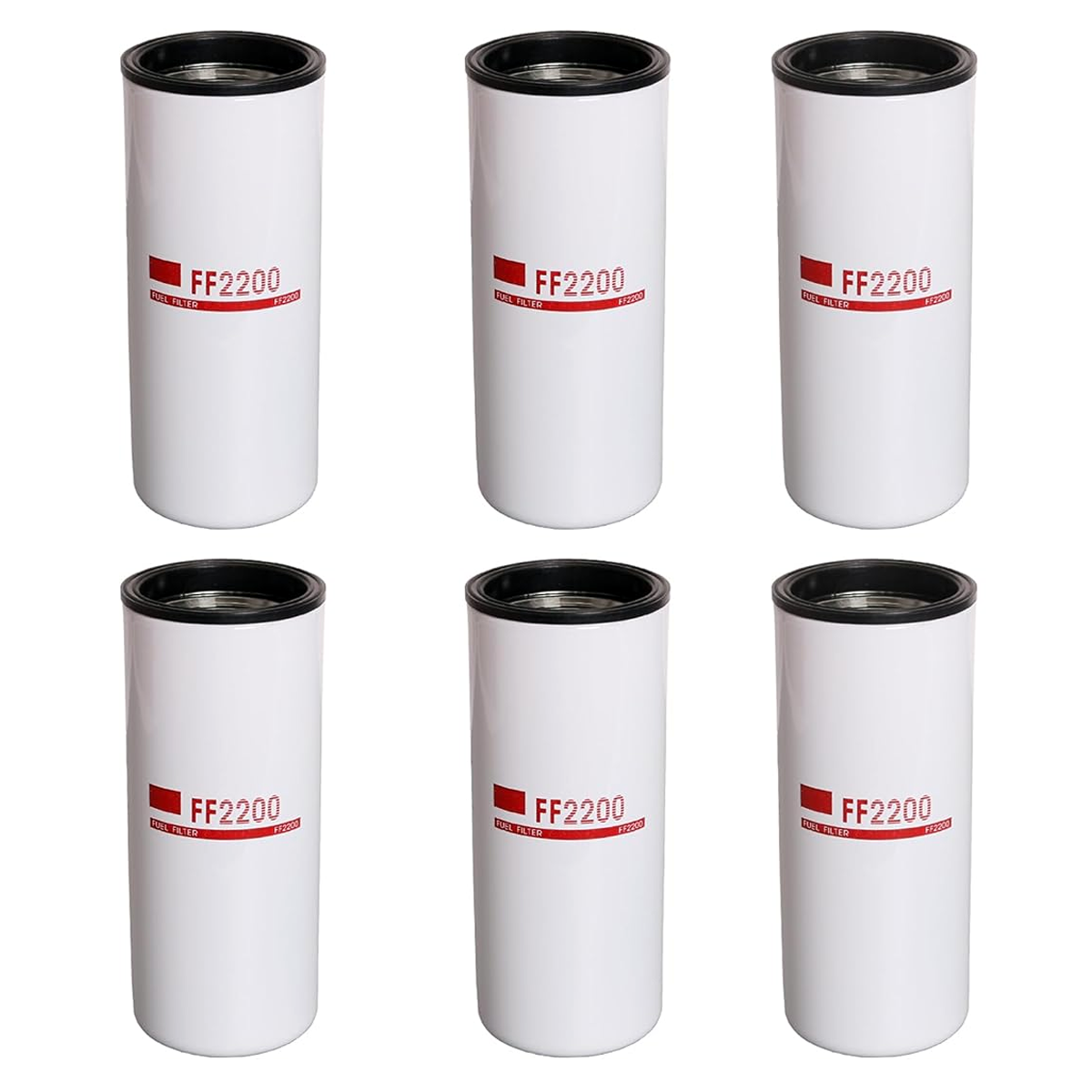 6Pcs Fuel Filter for Fleetguard FF2200 Cummins 4088272