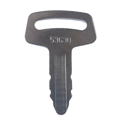 6 llaves de encendido RC101-53630 para excavadora Kubota K008, K008-3, KH101, KH151 y KH170