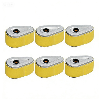 6 Pieces Air Filter M79451 for Kawasaki Engine FC150V John Deere Mower 12 14 21 JE75 JX75 JX85 - KUDUPARTS