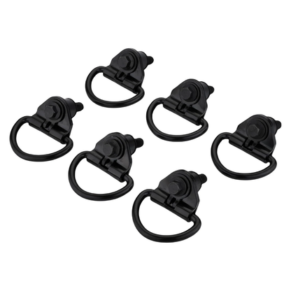 Lot de 6 crochets en D pour chargement arrière en acier noir BK21V550A74AD V550A74-AD pour Ford Transit 150 250 350 350 015-2024