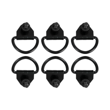Lot de 6 crochets en D pour chargement arrière en acier noir BK21V550A74AD V550A74-AD pour Ford Transit 150 250 350 350 015-2024