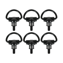 Lot de 6 crochets en D pour chargement arrière en acier noir BK21V550A74AD V550A74-AD pour Ford Transit 150 250 350 350 015-2024