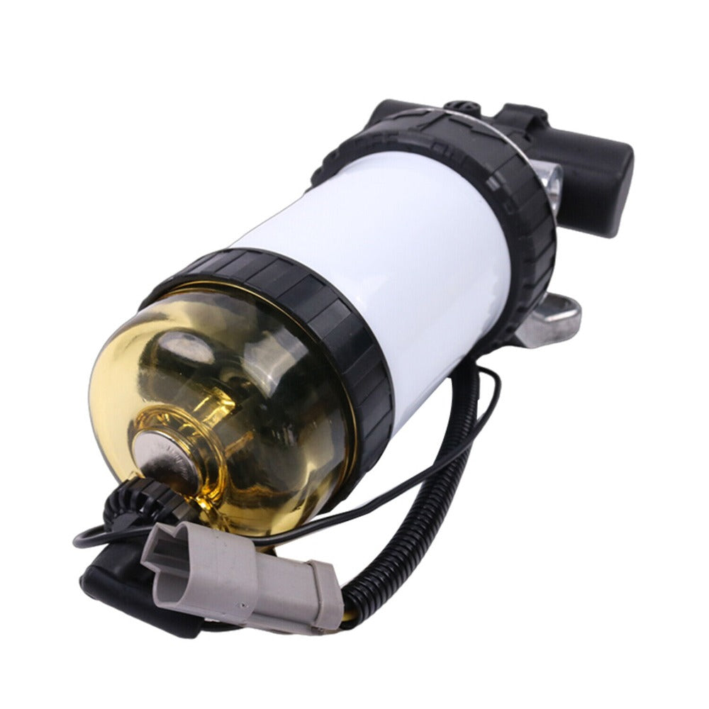 Fuel Water Separator Assembly 258-3442 for Caterpillar CAT Engine 3044C C3.4 Loader 246C 262C 272C 277C 297C 299C - KUDUPARTS