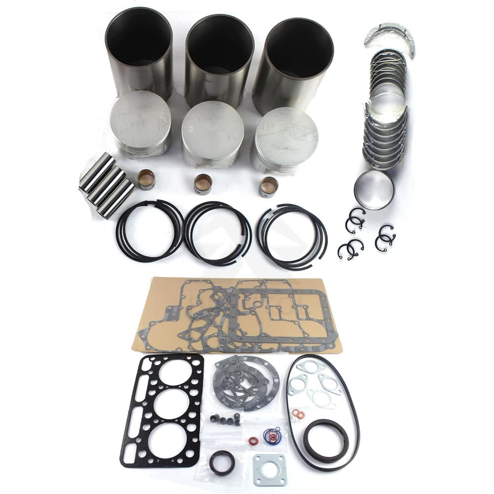Overhaul Rebuild Kit for Kubota Engine D1402 D1402DI New Holland Tractor L454 L455 L2402 - KUDUPARTS