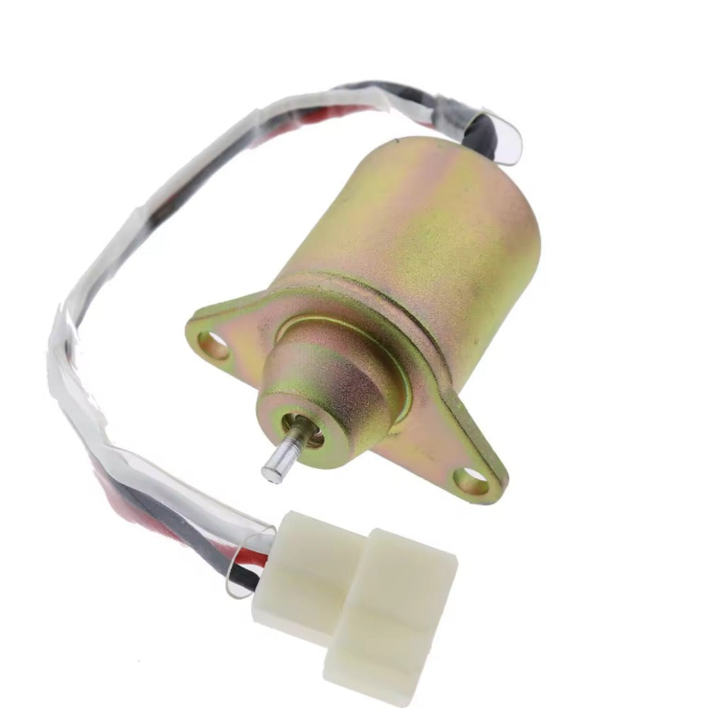 Fuel Stop Solenoid 119285-66500 for Yanmar Komatsu 3D72N Engine Takeuchi TB014 Excavator - KUDUPARTS