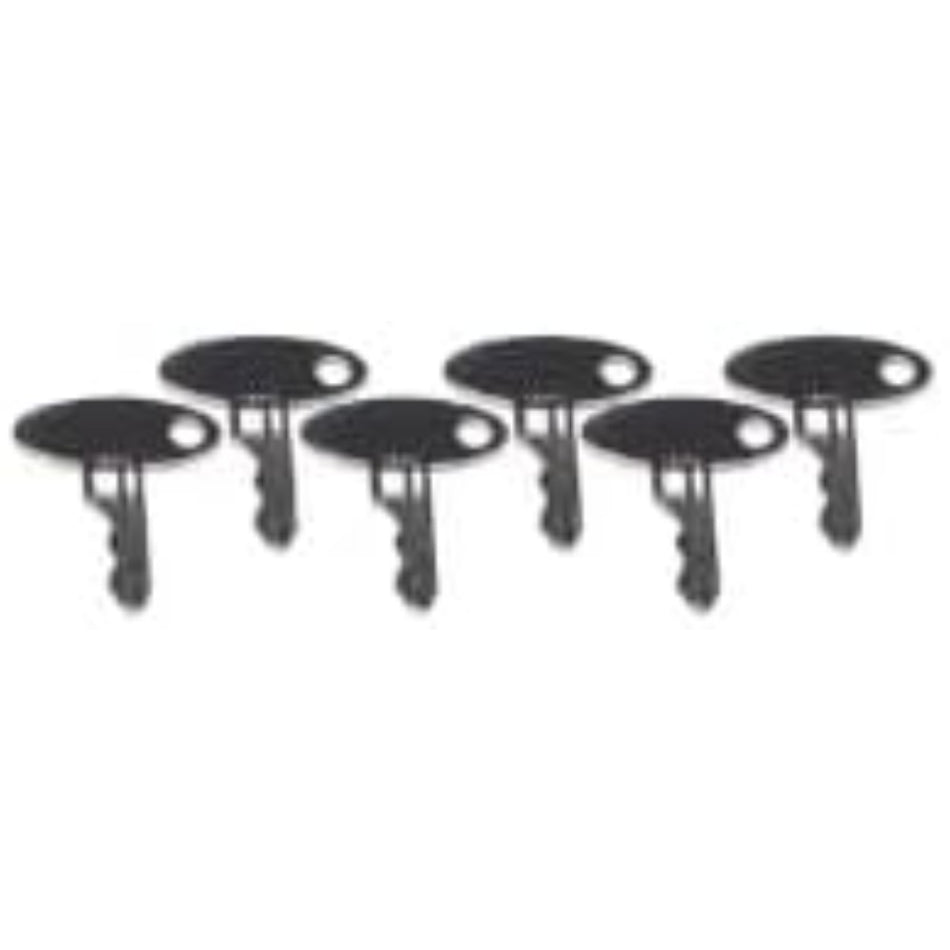 6 Pcs 1570 Keys for Ford New Holland 1210 1300 1320 1520 1530 1620 1630 1715 1720 1725 1920 1925 2120 3415 - KUDUPARTS