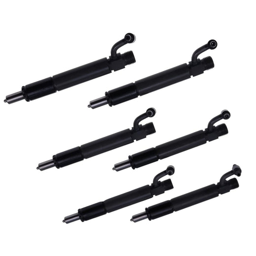 6pcs Fuel Injectors 675967C91 631571C91 Compatible with Case-IH 966 1066 1086 1466 1486 1566 1568 1586 3688 1440 1460 1480 UD414 - KUDUPARTS