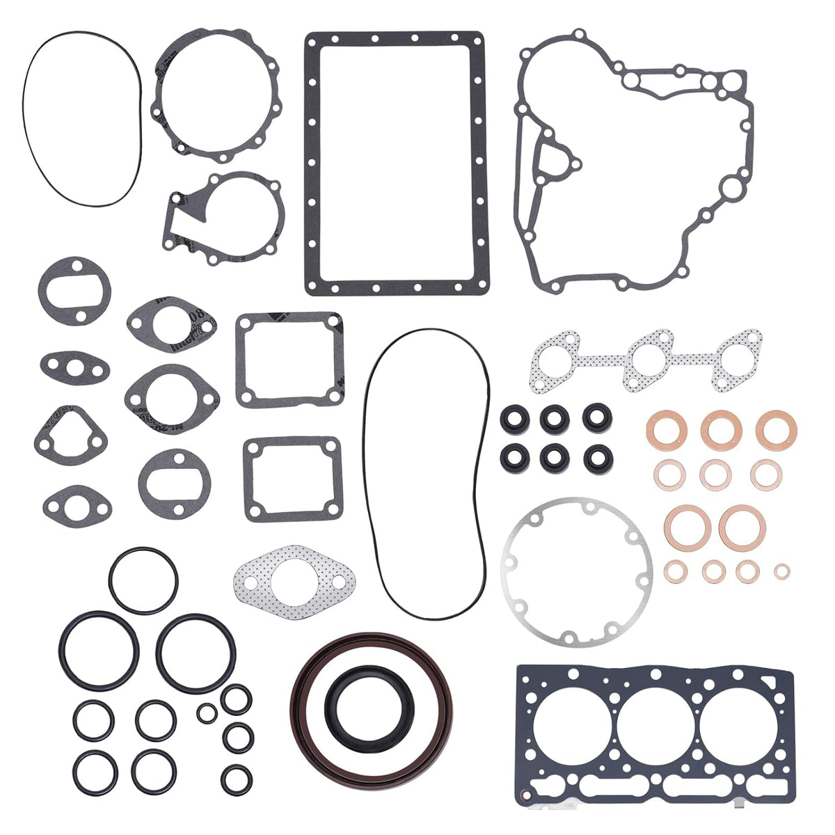 Complete Cylinder Head with Full Gasket Kit for Kubota D1005 Engine - KUDUPARTS