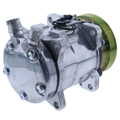 Seltec TM-15 HD A/C Compressor 87649991 for New Holland Loader L190 L185 L180 C190 C185 - KUDUPARTS